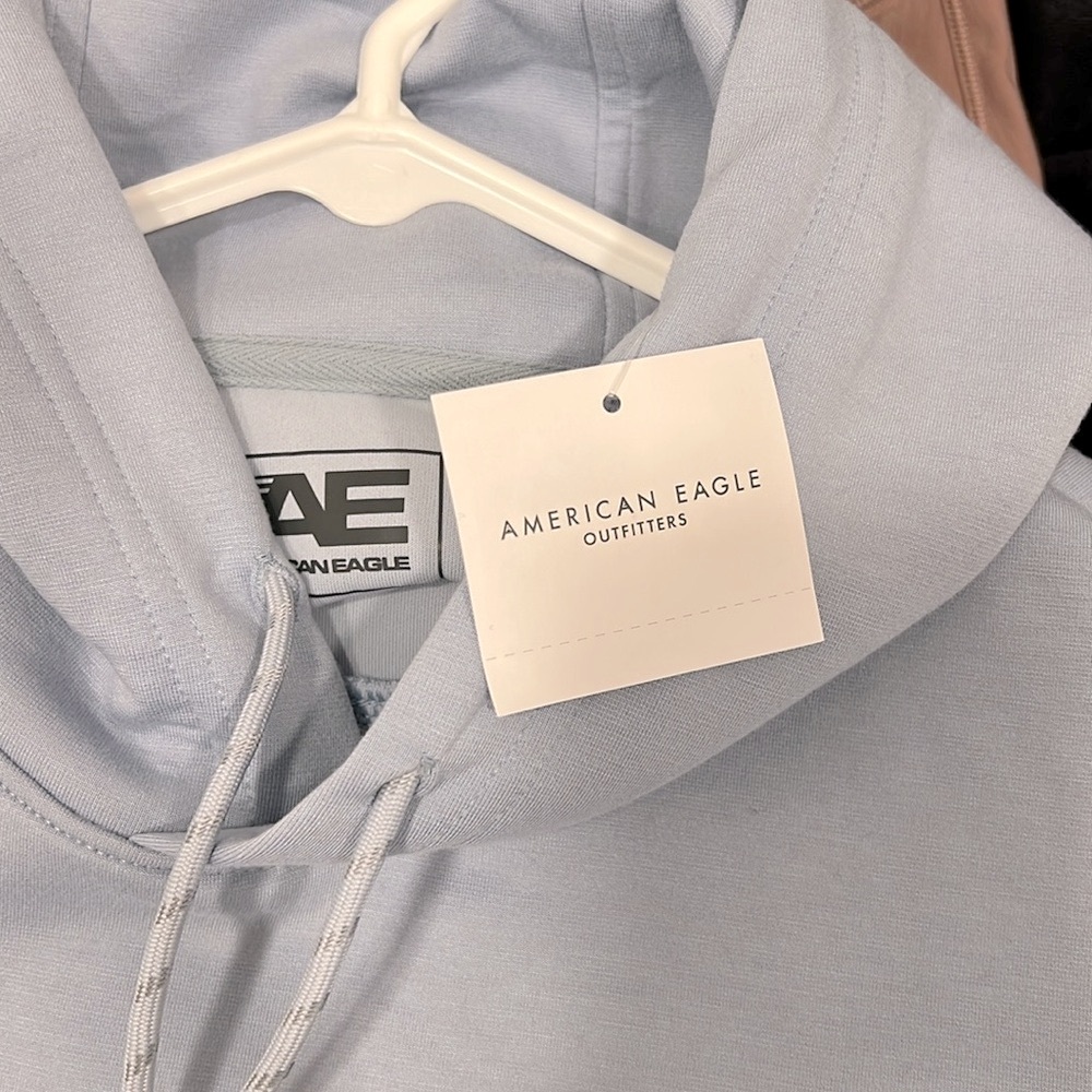 American Eagle Outfitters Men’s Pullover Hoodie Blue Active flex  - XXL - Picture 10 of 14